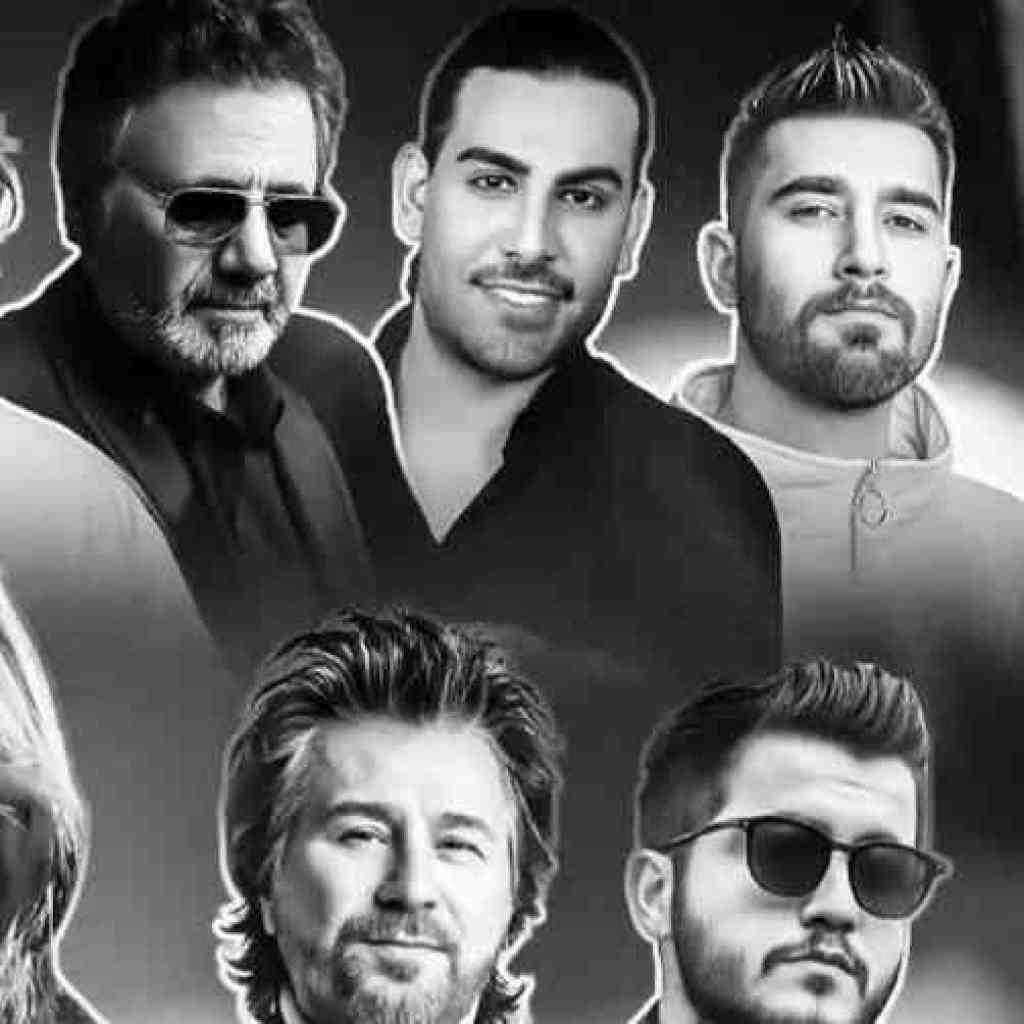 معین ث ابی و علی یاسینی و مجید رضوی و سهراب پاکزاد و شادمهر ای عشق