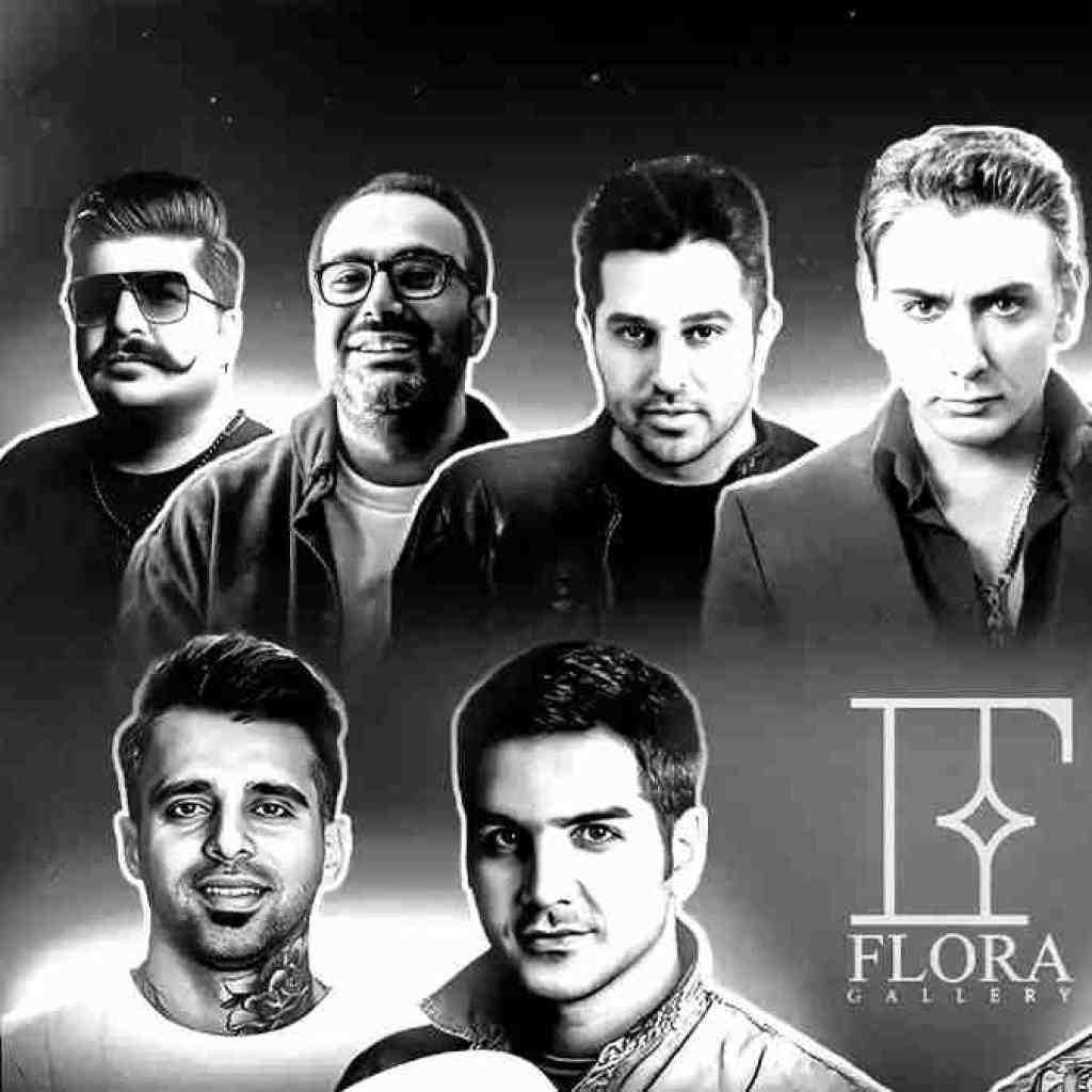 محسن یگانه و حامیم و حمید عسکری و شادمهر و بهنام بانی به عشق تو