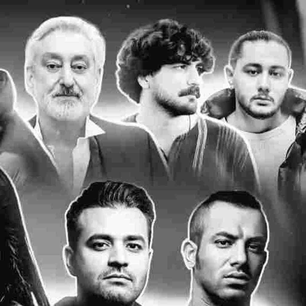 عرفان طهماسبی و ابی و احسان دریادل و محسن چاوشی و نوان و امیر تتلو عزیزم